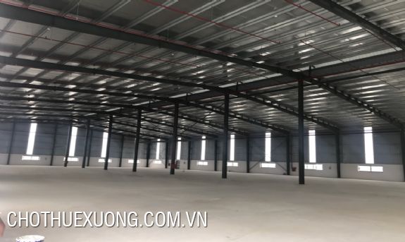 Cho thuê nhà xưởng KCN Hòa Phú Bắc Giang, dt 3800m2, 4300m2 giá tốt 3
