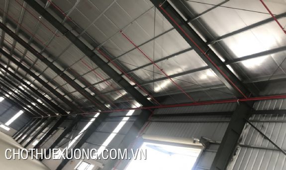 Cho thuê nhà xưởng KCN Hòa Phú Bắc Giang, dt 3800m2, 4300m2 giá tốt 4