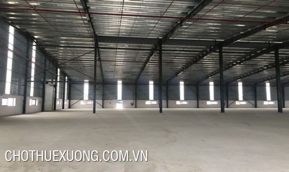 Cho thuê nhà xưởng KCN Hòa Phú Bắc Giang, dt 3800m2, 4300m2 giá tốt 5