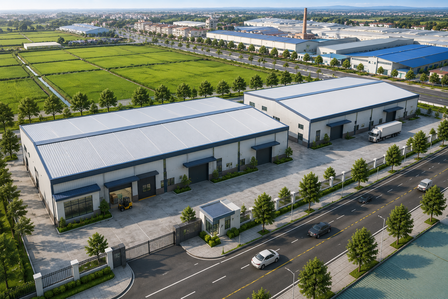 Chuyển nhượng nhà xưởng mới 3400m2 tại Thanh Oai- Hà Nội