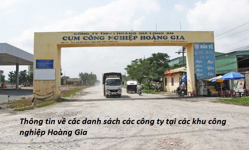 Tìm hiểu danh sách các công ty tại khu công nghiệp Hoàng Gia