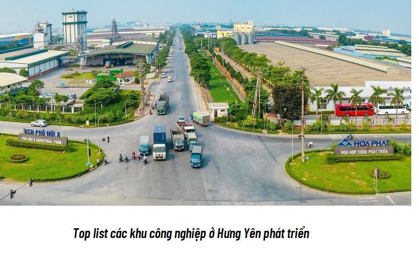 Top list các khu công nghiệp ở Hưng Yên phát triển
