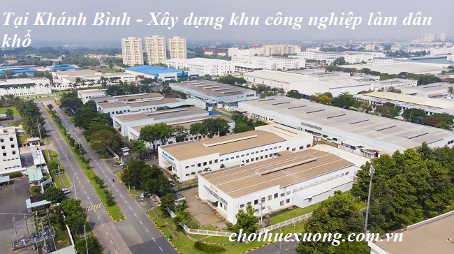 Tại Khánh Bình - Xây dựng khu công nghiệp làm dân khổ