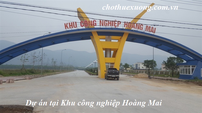 Dự án tại Khu công nghiệp Hoàng Mai