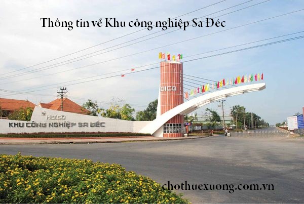 Thông tin về Khu công nghiệp Sa Đéc