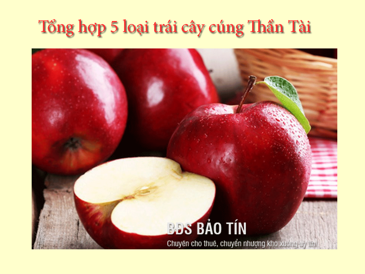 Tổng hợp 5 loại trái cây cúng Thần Tài