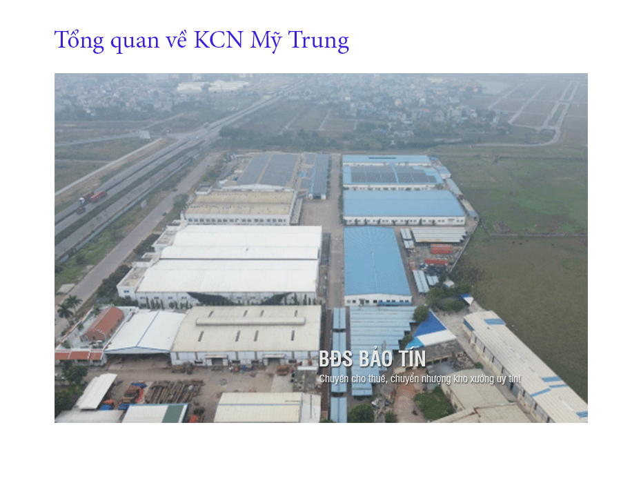 Khu công nghiệp Mỹ Trung: Nơi đầu tư được chú ý nhiều nhất miền Bắc