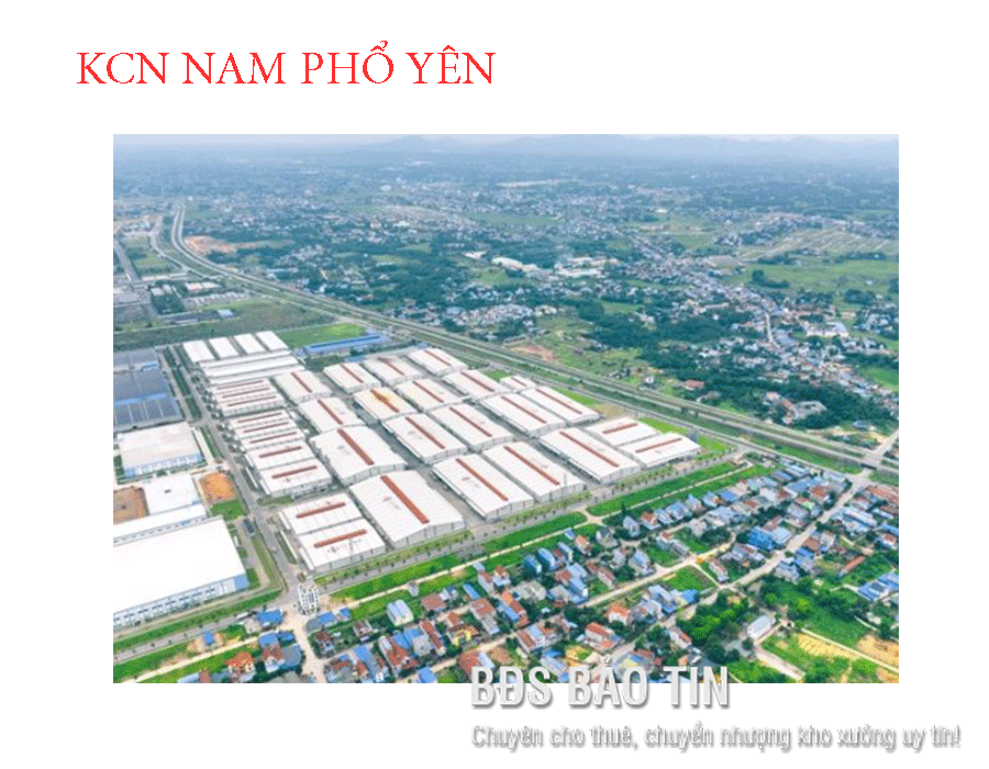 Tổng quan về Khu công nghiệp Nam Phổ Yên