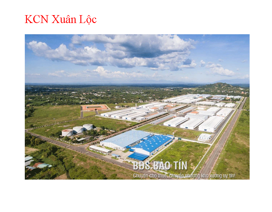 Thông tin về Khu công nghiệp Xuân Lộc