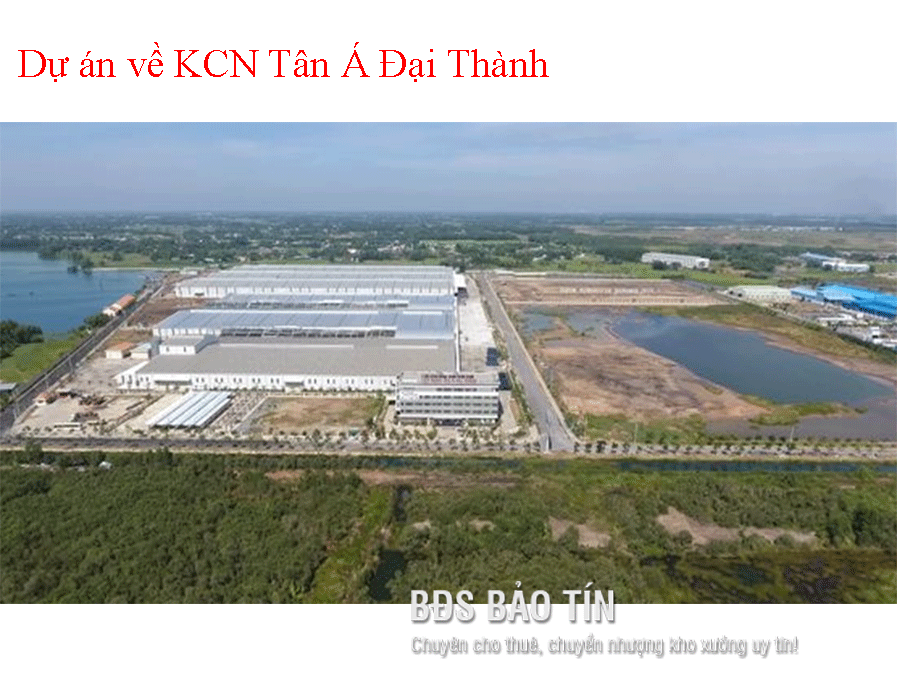 Đặc điểm về khu công nghiệp Tân Á Đại Thành