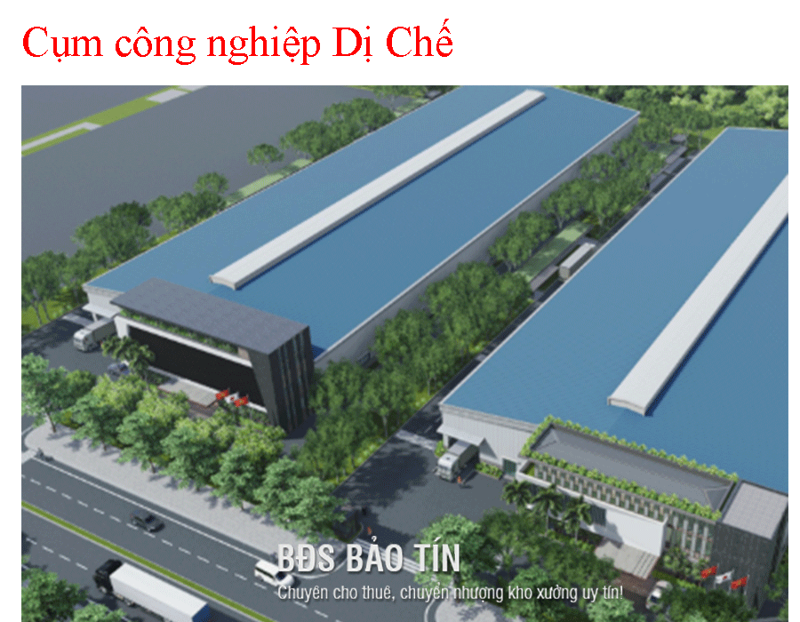 Dự án Cụm công nghiệp (CCN) Dị Chế