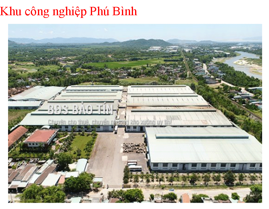 Trải nghiệm dự án Khu công nghiệp Phú Bình