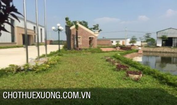 Nice factory for lease in Phuc Tho, Hanoi 813sqm x 2 storeys 5