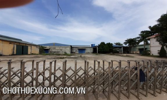 For sale 7500m2 land and factory in Luong Son industrial cluster, Hoa Binh 1