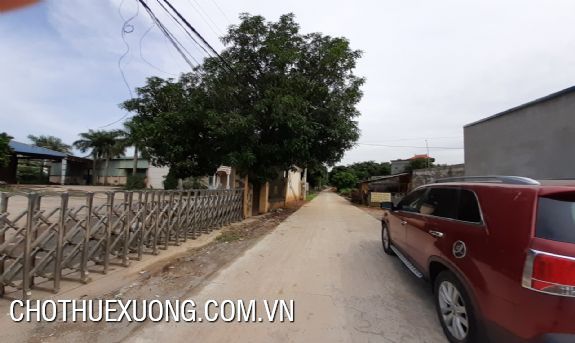 For sale 7500m2 land and factory in Luong Son industrial cluster, Hoa Binh 3