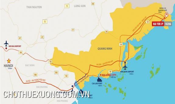 Industrial land for sale in Hai Yen industrial park, Quang Ninh 1