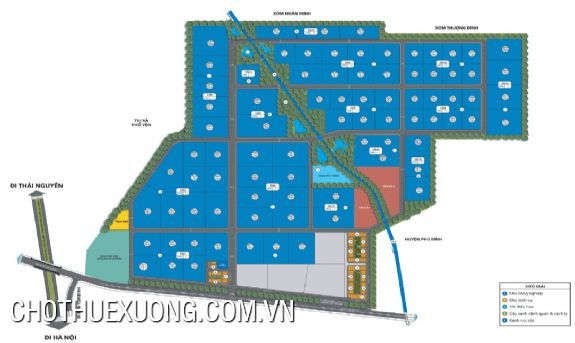 Land for sale in Diem Thuy industrial park, Pho Yen, Thai Nguyen 1