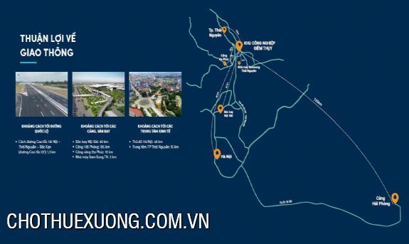 Land for sale in Diem Thuy industrial park, Pho Yen, Thai Nguyen 2