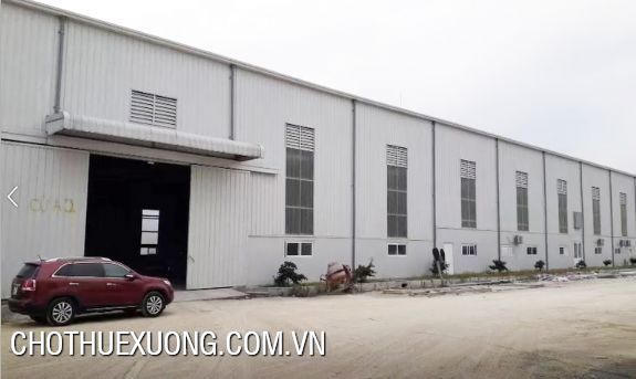 Factory for lease in My Hao, Hung Yen 1ha, rental: 2.35usd/m2 1