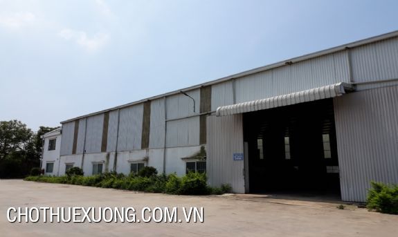 Factory for lease in Song Khe-Noi Hoang industrial park, Bac Giang 1254m2, 2.67usd/m2 1