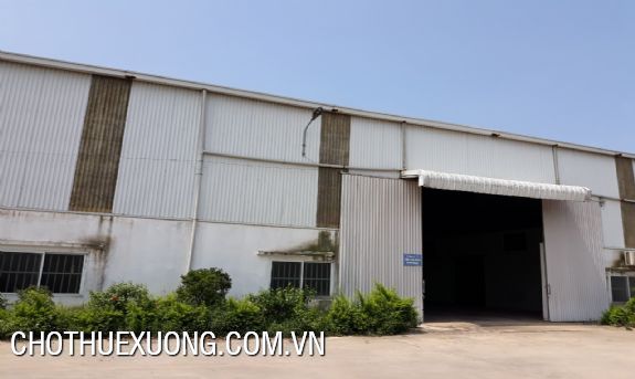 Factory for lease in Song Khe-Noi Hoang industrial park, Bac Giang 1254m2, 2.67usd/m2 1