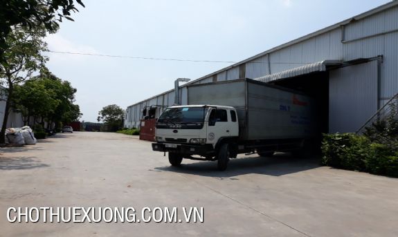 Factory for lease in Song Khe-Noi Hoang industrial park, Bac Giang 1254m2, 2.67usd/m2 2