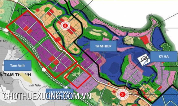 Land for lease in Tam Anh industrial park, Quang Nam 150ha 2