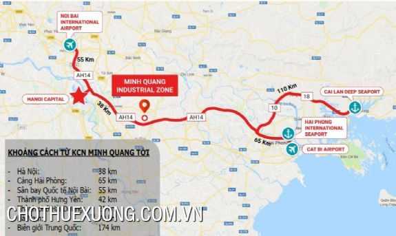 Industrial land for sale in Minh Quang industrial park, Hung Yen 150ha 3