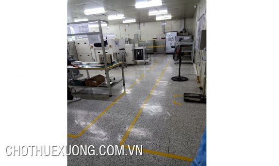 Cho thuê kho (phòng sạch) tại Phúc Yên Vĩnh Phúc 1250m2 giá 3usd/m2 3