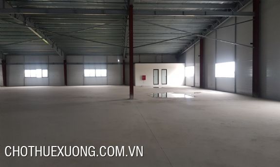 Cho thuê nhà xưởng KCN Hòa Phú Bắc Giang, dt 10.800m2, 6150m2, 5400m2 3