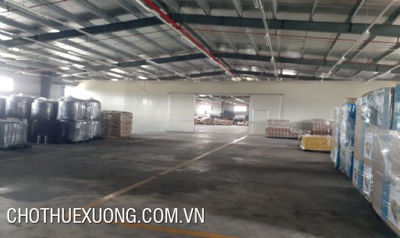 Cho thuê nhà xưởng đẹp KCN Lương Điền Hải Dương dt 3000m2 3