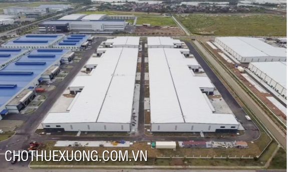 Cho thuê nhà xưởng từ 1000m2 trở lên trong KCN VISIP Hải Dương 2