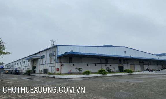 Cho thuê xưởng 7820m2 trong KCN Đại An Hải Dương 1