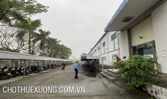 Cho thuê xưởng 7820m2 trong KCN Đại An Hải Dương 3