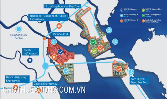 Chuyển nhượng từ 1ha đất trong KCN Deep C, Hải Phòng 1