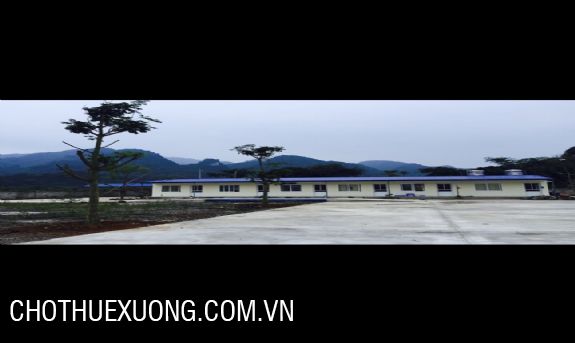 Factory for rent 1700m2 in Phu Thanh industry park, Lac Thuy district, Hoa Binh 1