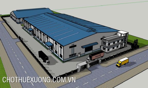 Newly built factory for rent in 6,000m2 in industrial park 1