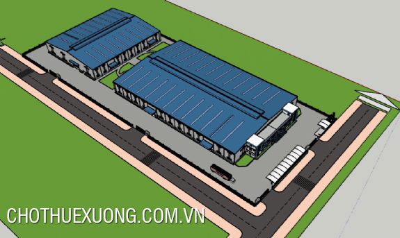 Newly built factory for rent in 6,000m2 in industrial park 4
