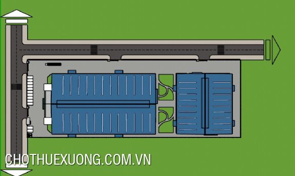 Newly built factory for rent in 6,000m2 in industrial park 5