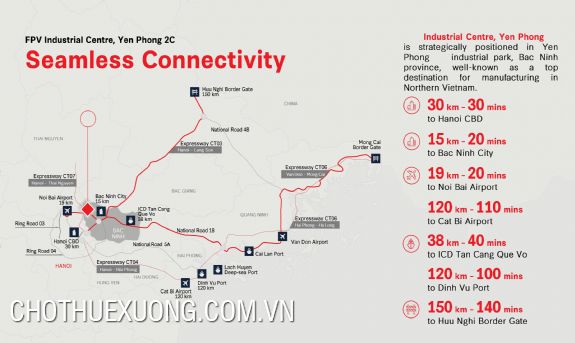 Warehouse and Factory for rent in Yen Phong Industrial Park project, Bac Ninh 3