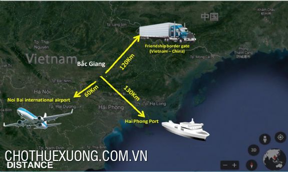 Factory for rent 3000m2 in Tan Yen, Bac Giang 1