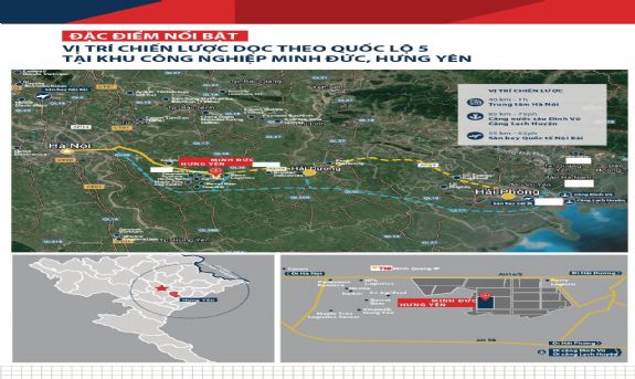 Cho thuê xưởng tiêu chuẩn cao trong KCN Minh Đức, Hưng Yên 1