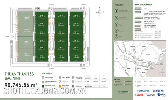 Cho thuê nhà xưởng và kho KCN Thuận Thành 3 1