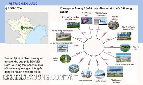 Cho thuê xưởng từ 8,0000m2 tại KCN Cẩm Khê Phú THọ 8