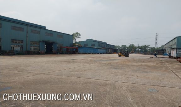 For rent 2500-3000m2 in Quang Minh Industrial Park, Me Linh 1