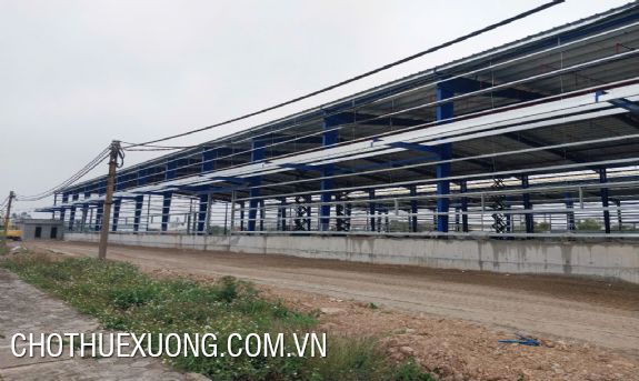 For rent 15,000m2 warehouse in Nguyen Khe Industrial Park, Dong Anh, can be divided into 1,000m2. 1