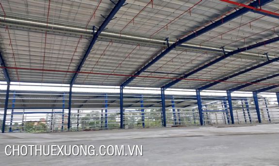 For rent 15,000m2 warehouse in Nguyen Khe Industrial Park, Dong Anh, can be divided into 1,000m2. 3