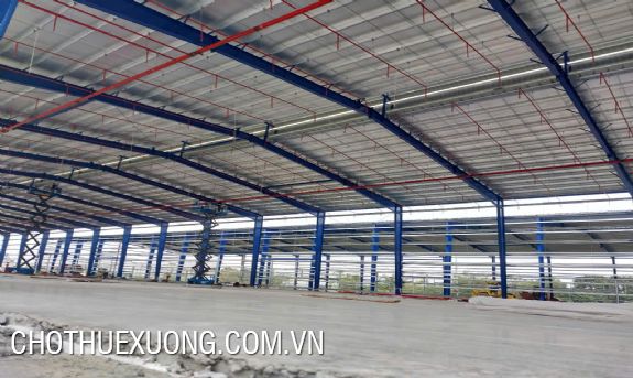 For rent 15,000m2 warehouse in Nguyen Khe Industrial Park, Dong Anh, can be divided into 1,000m2. 7