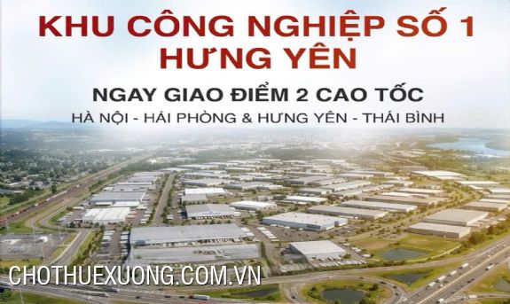 Chuyển nhượng đất từ 3000m2 trong KCN Số 1 Hưng Yên 1