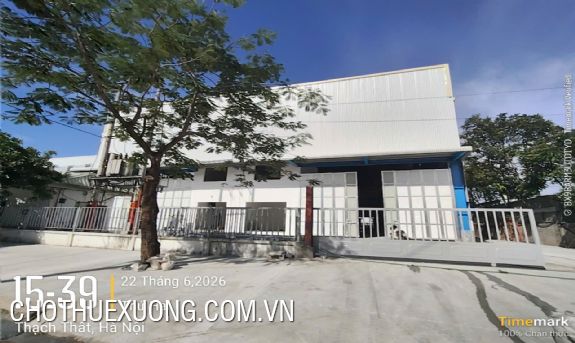 Cho thuê xưởng 3.000m² tại KCN Thạch Thất- Hà Nội 2